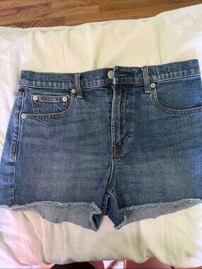 GAP Women's Blue Denim Cutoff Shorts -28